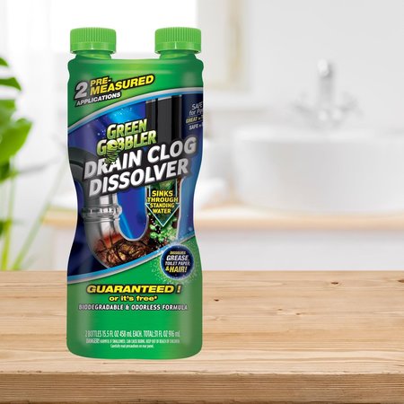 Green Gobbler Liquid Drain Clog Remover 15.5 oz G8615